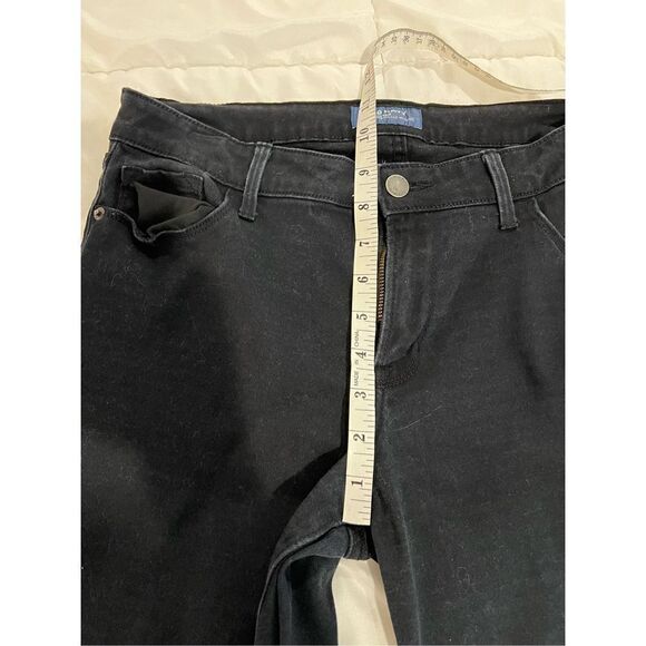 Old Navy Pop Rockstar mid-rise Black Jeans with distressing - Picture 8 of 9